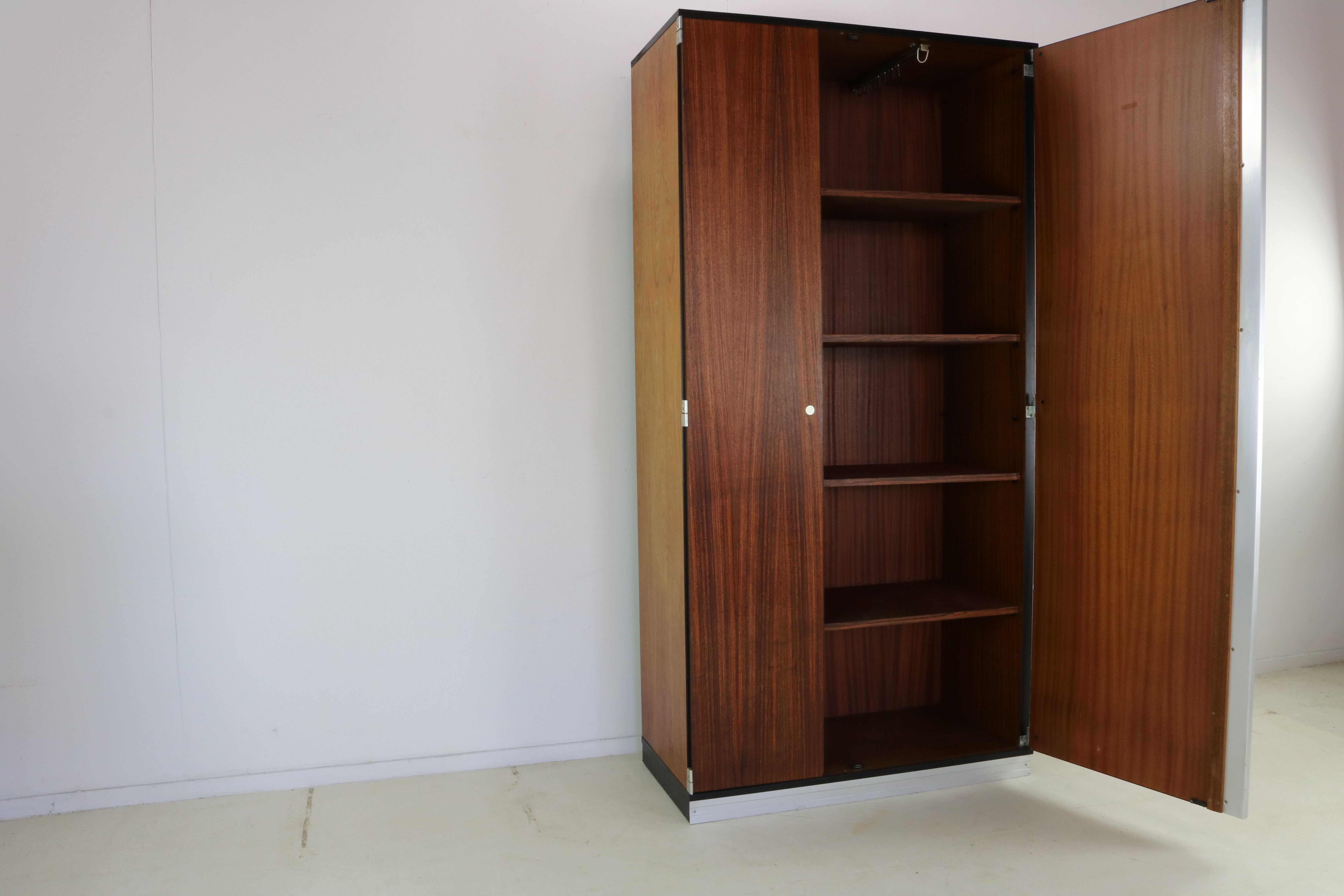 Excellent Italian design office cabinet with coat rack