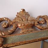 Hand carved wooden mirror