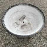Vintage 80'S cement planter basin