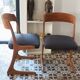 Pair of Baumann Kangaroo chairs