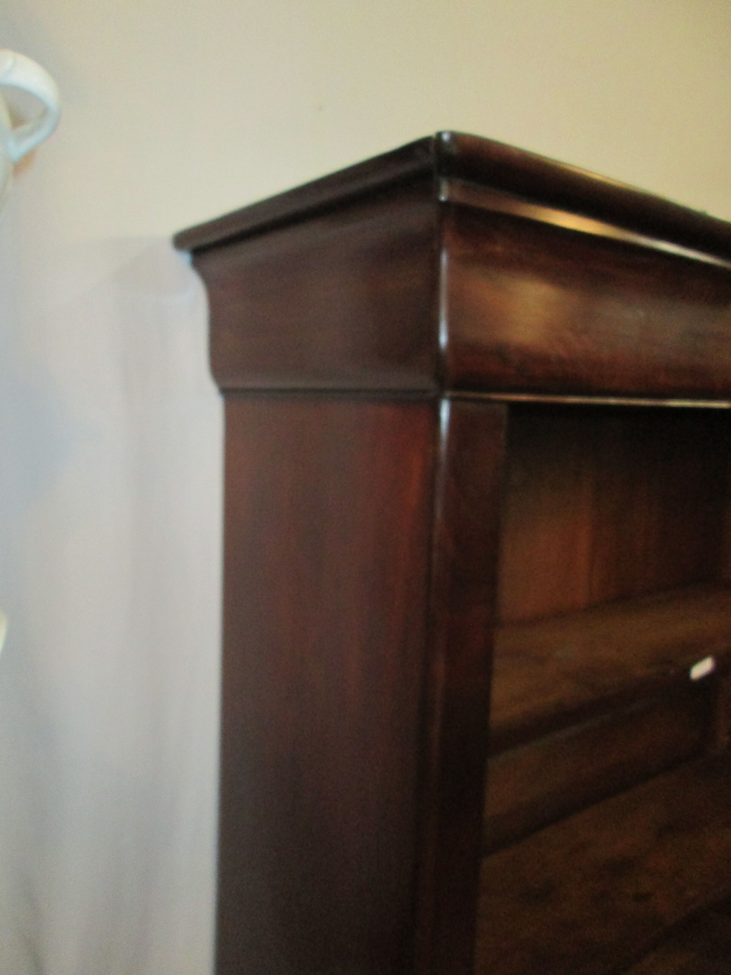 Mahogany shelf