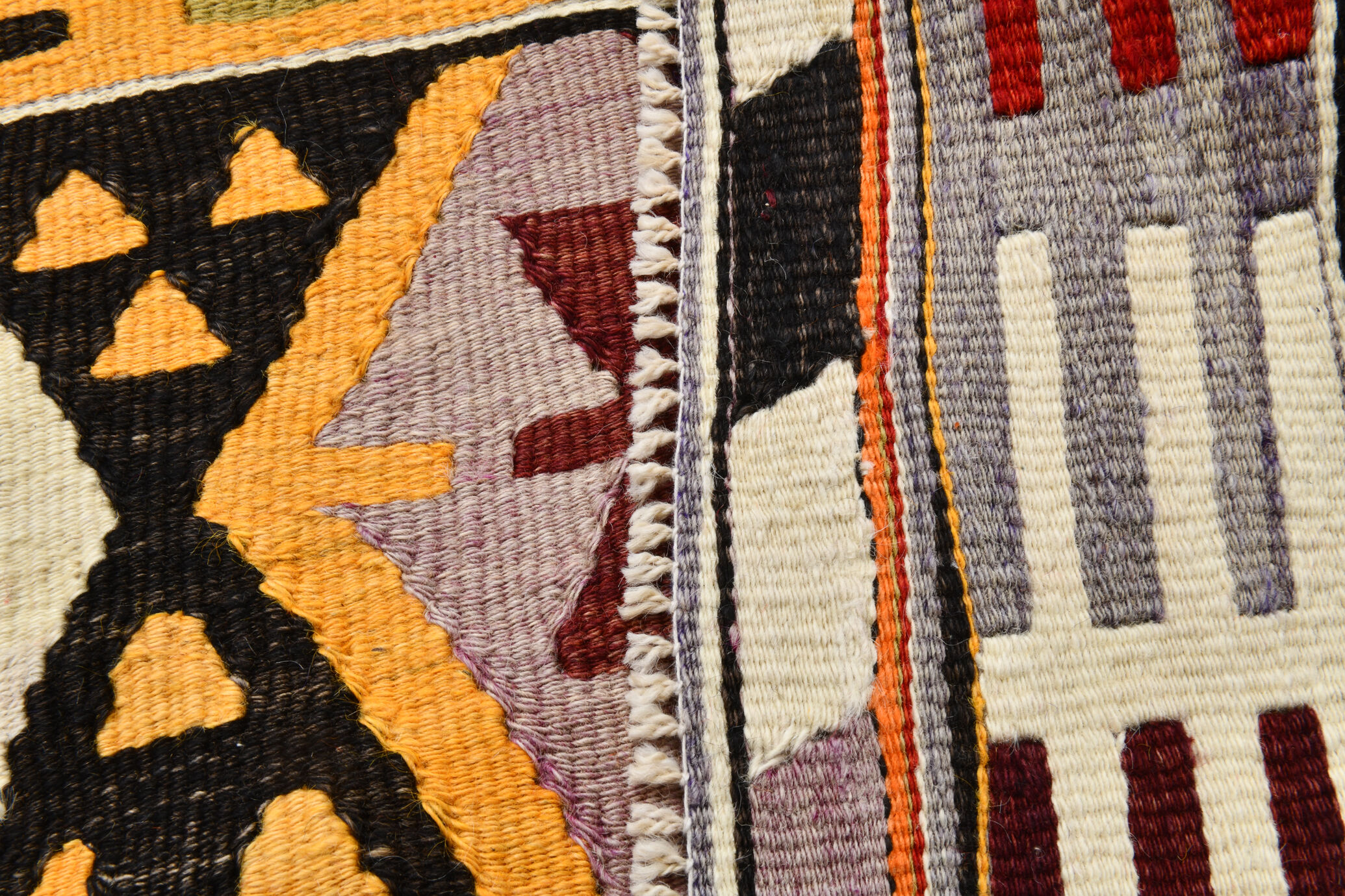 5x7 bold colorful kilim rug, 155x220cm