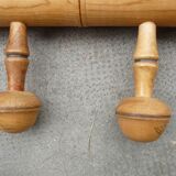Bamboo bamboo coat rack 5 hooks