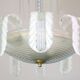 Museal Art Decò Ercole Barovier Murano Glass Chandelier, 1930