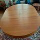 Table ronde extensible scandinave teck vintage