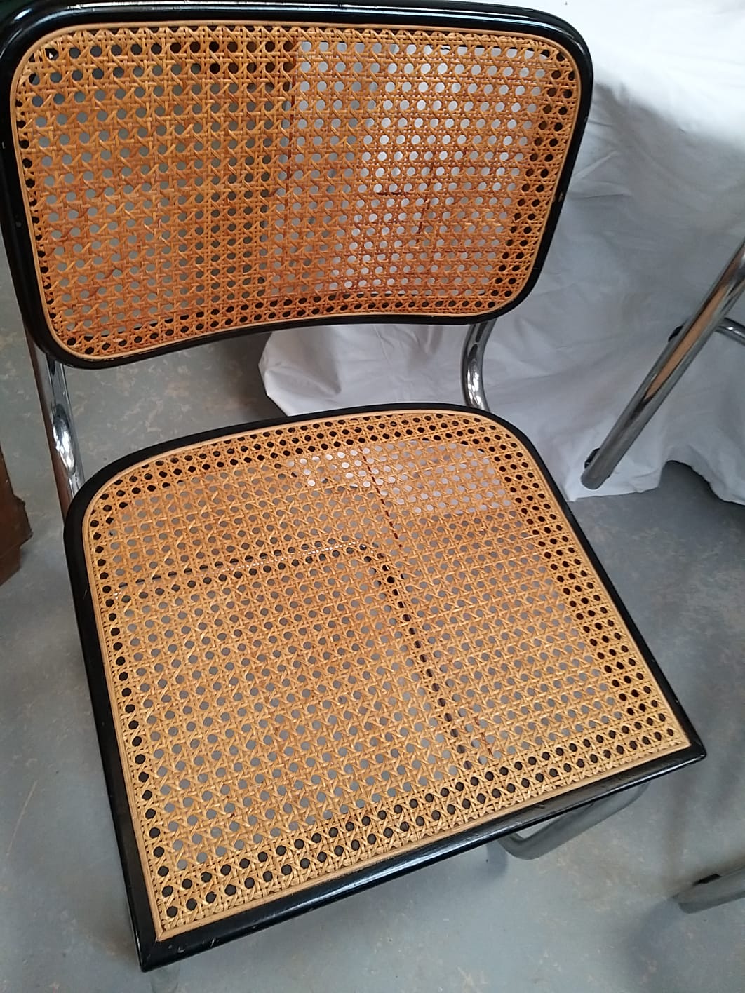 Series of 6 chairs b32 by Marcel Breuer