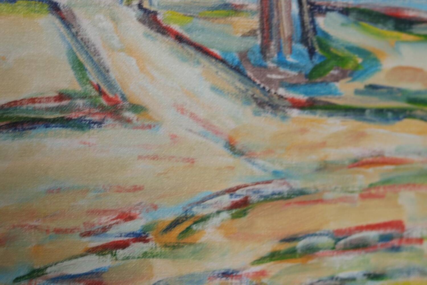 Swedish Oil on Canvas – “Sapri, Italy” by Gunnar Ingemar Erixon