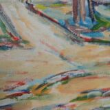 Swedish Oil on Canvas – “Sapri, Italy” by Gunnar Ingemar Erixon