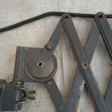 Industrial scissors sconce