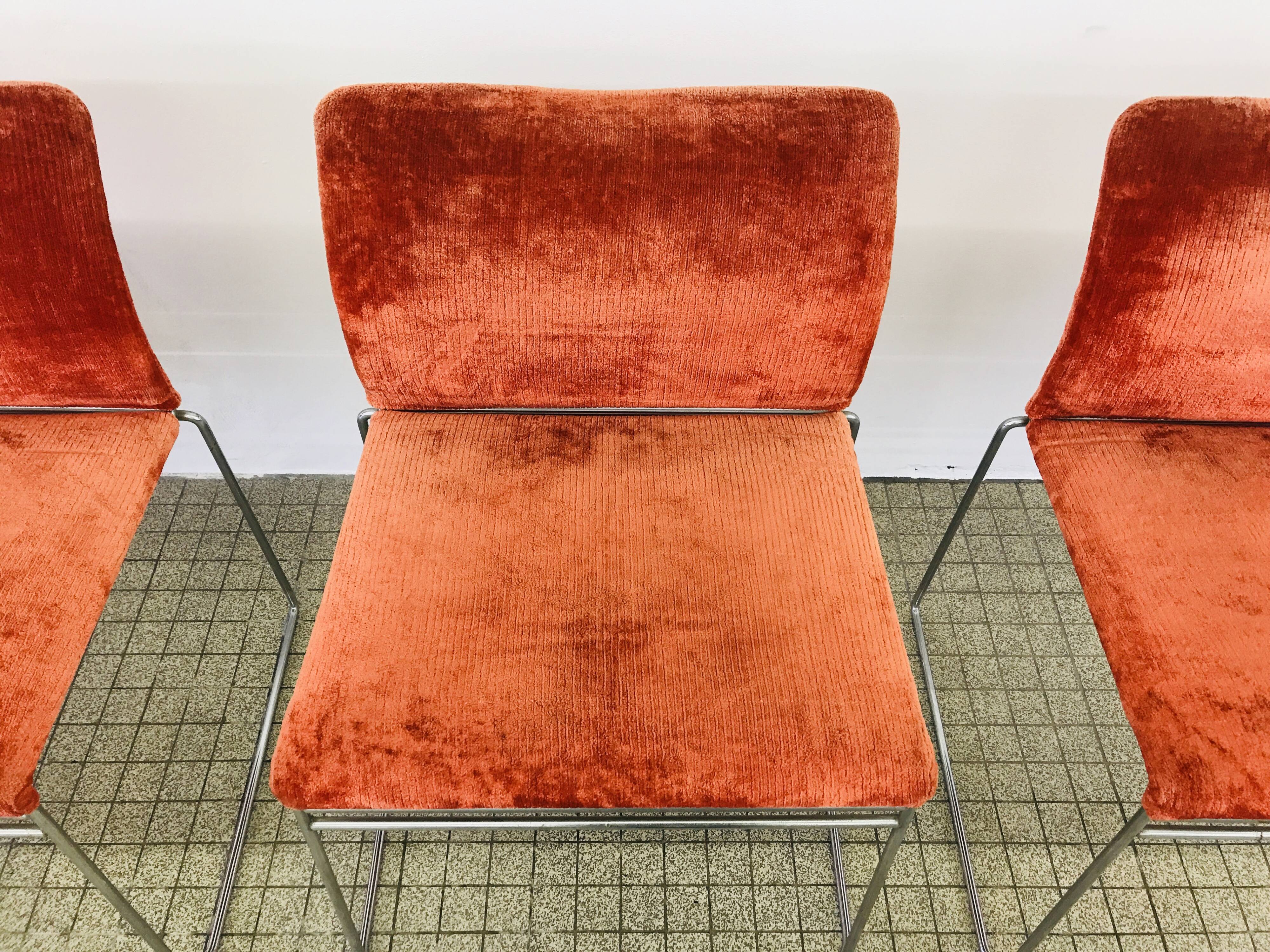 Suite de 4 chaises Jano LG Simon by Cassina
