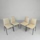 Set of 4 Meurop chairs by Pierre Guariche, 1950s