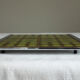 Vintage trivety ceramic and metal tiles