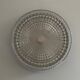 Flush mount crystal glass ceiling light from the mid-century, 1960s, Germany