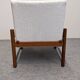 Scandinavian modernist rocking chair in teak, Denmark 1960.