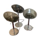 Lot de trois chaises de bar Pedrali Gliss, 1970