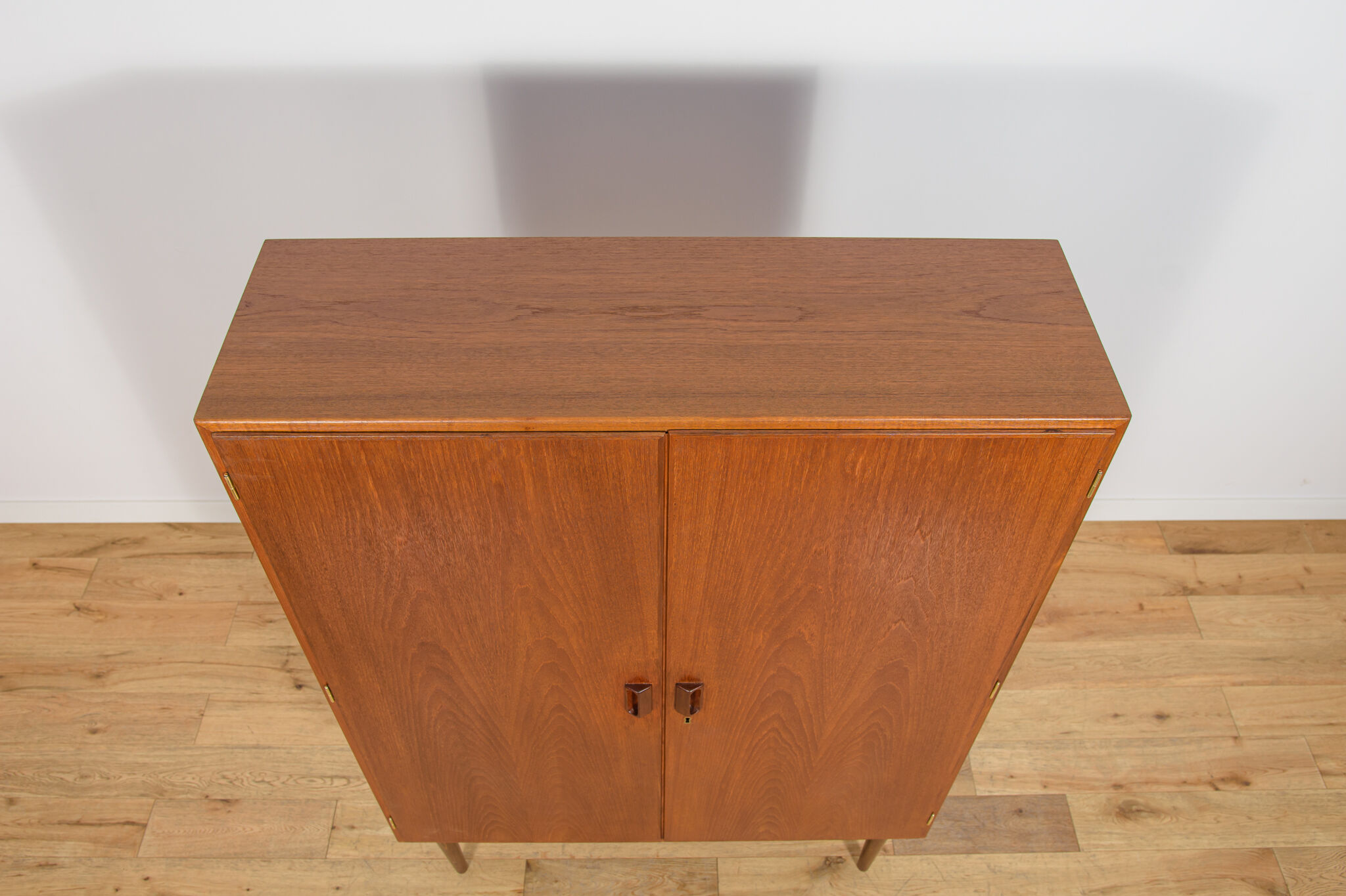 Mid-Century Teak Wardrobe by Børge Mogensen for Søborg Møbelfabrik, Denmark, 1960s