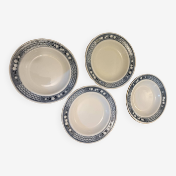 soup plates in english porcelain