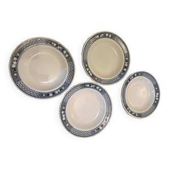 assiettes creuses en porcelaine