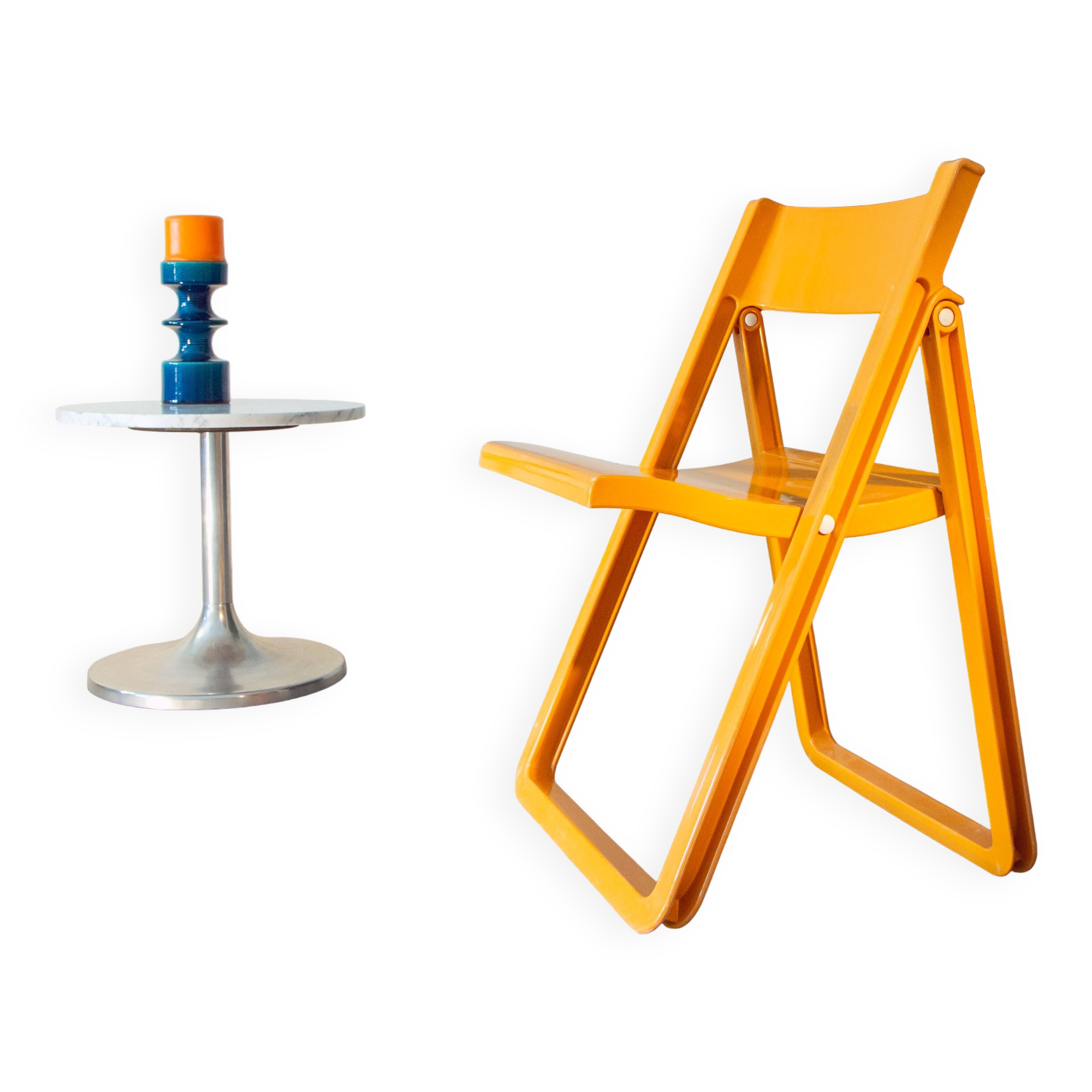 Allibert 1970s Space Age Folding Chair