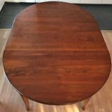 Round table and 2 cherry wood extensions