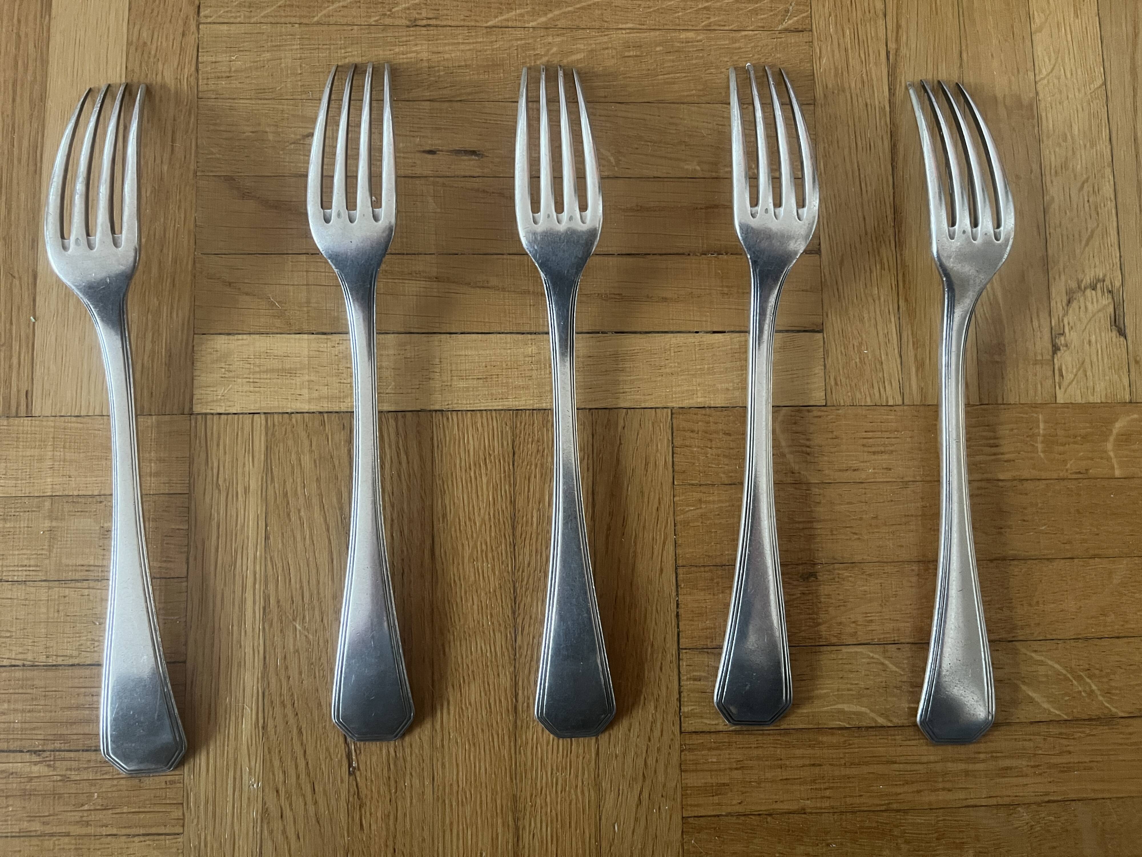 Fourchettes de table Christofle modèle America