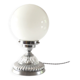 Large ball lamp and silver