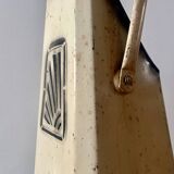 Art Deco coal bucket in enameled sheet metal