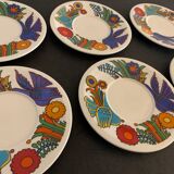 6 plates or under cups Villeroy and Boch, Acapulco model