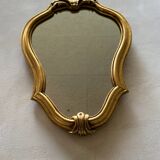 Louis XV style gilded wood shell mirror