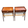 Set of 2 modernist Danish teak bedside tables by Søren Rasmussen, 1964