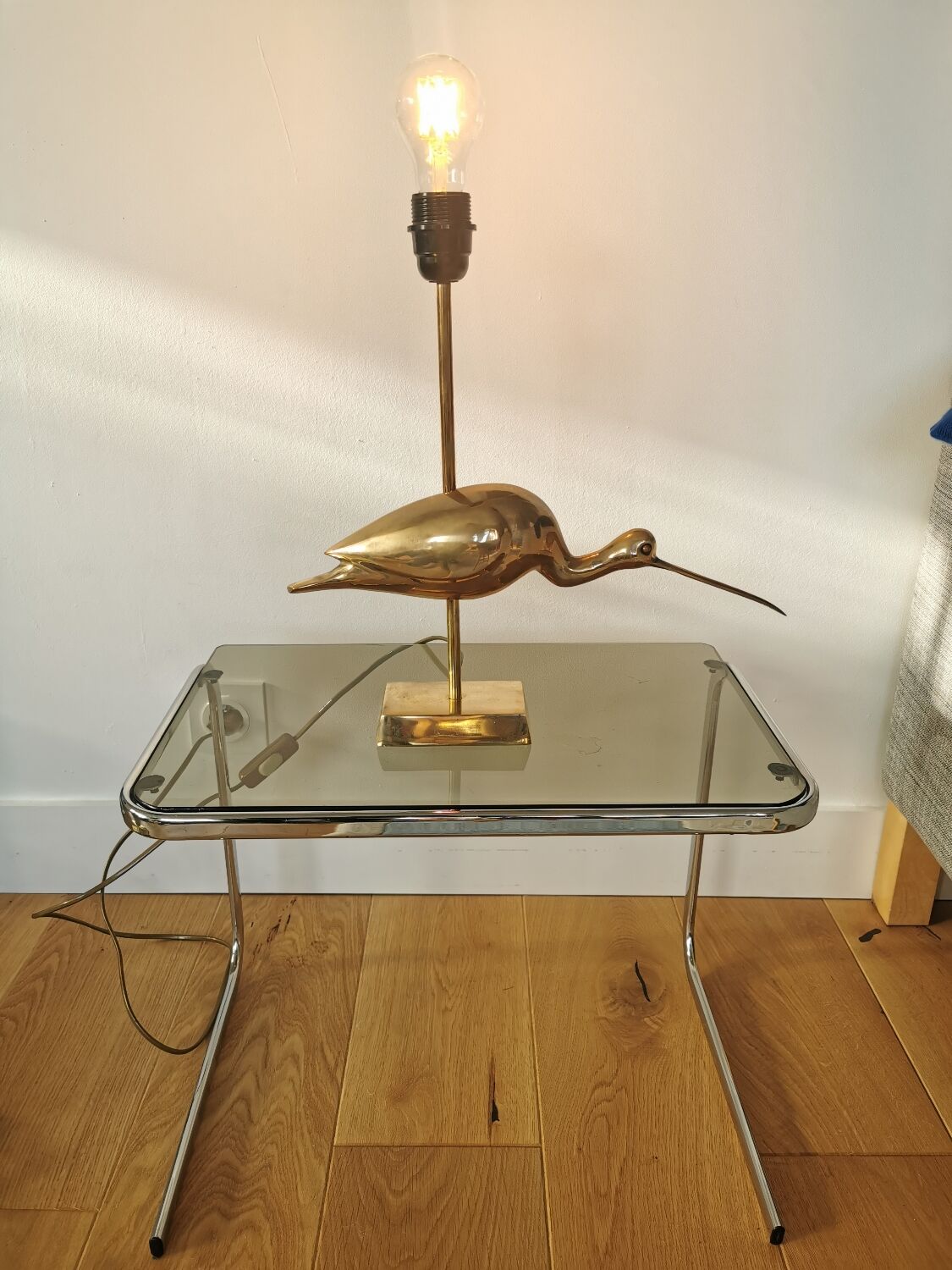 Ibis brass lamp foot