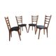 Série de 4 chaises scandinaves