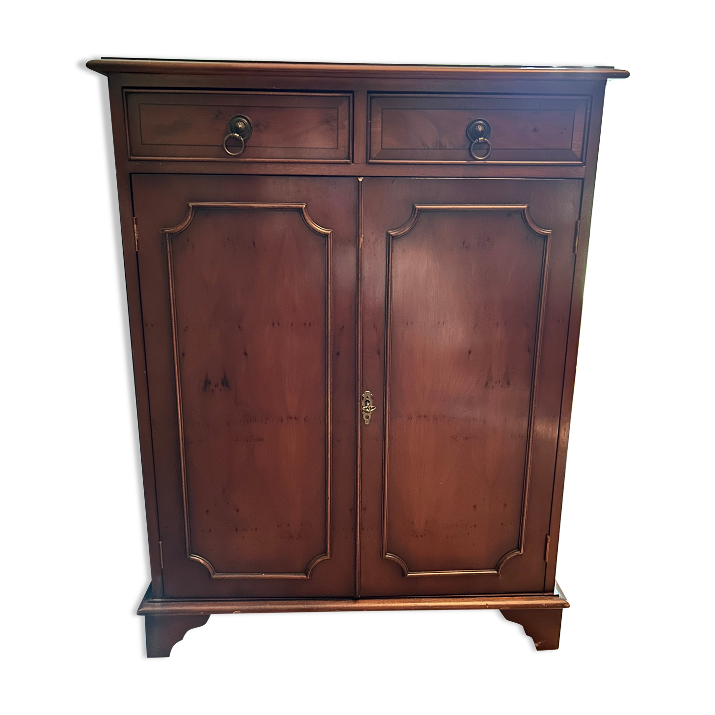 Mahogany storage cabinet classic English style