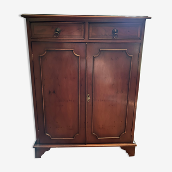 Mahogany storage cabinet classic English style