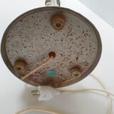 Steel art deco lamp foot - Plexiglas
