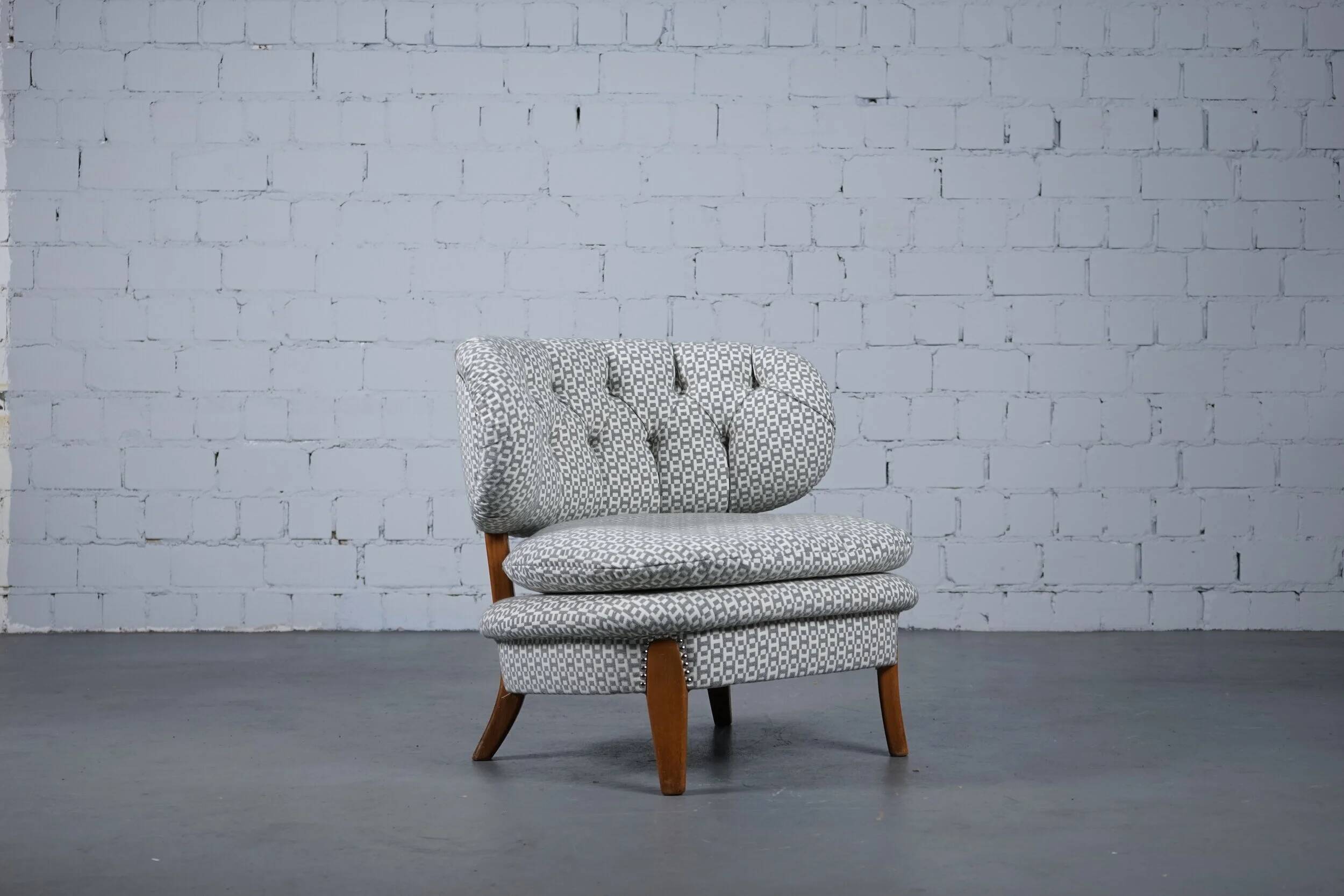 Hermès upholstered lounge chair by Otto Schulz for Boet