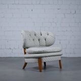 Hermès upholstered lounge chair by Otto Schulz for Boet