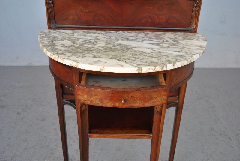 Pair of nightstands time 1900 Art nouveau