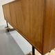 Vintage teak enfilade attributed to Gérard Guermonprez, 1960s design.