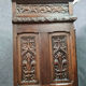 Gothic Renaissance style cabinet with solid oak putto around 1850
