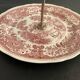 Display or cake holder in old Earthenware Villeroy and Boch, model Burgenland pink