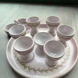 Egg cups, 9-piece service by Michel Spire