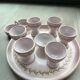 Egg cups, 9-piece service by Michel Spire