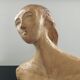 Bust woman terracotta