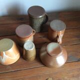Set of stoneware cups