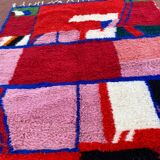 Contemporary Beni Ouarain Rug 300x200 cm – Multicoloured Abstract Patterns