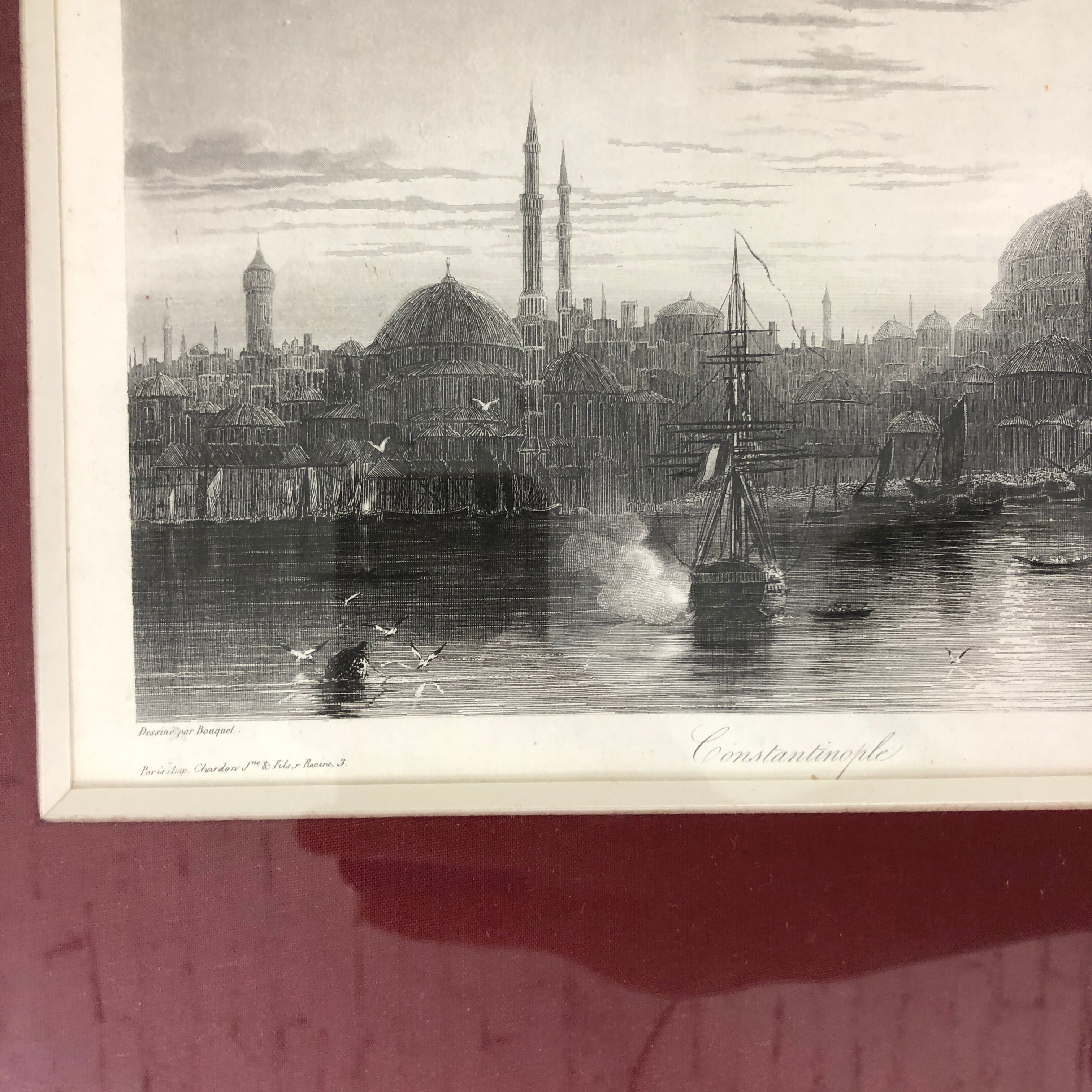 Engraving of Constantinople