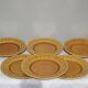 6 assiettes à dessert anglaises Royal Worcester