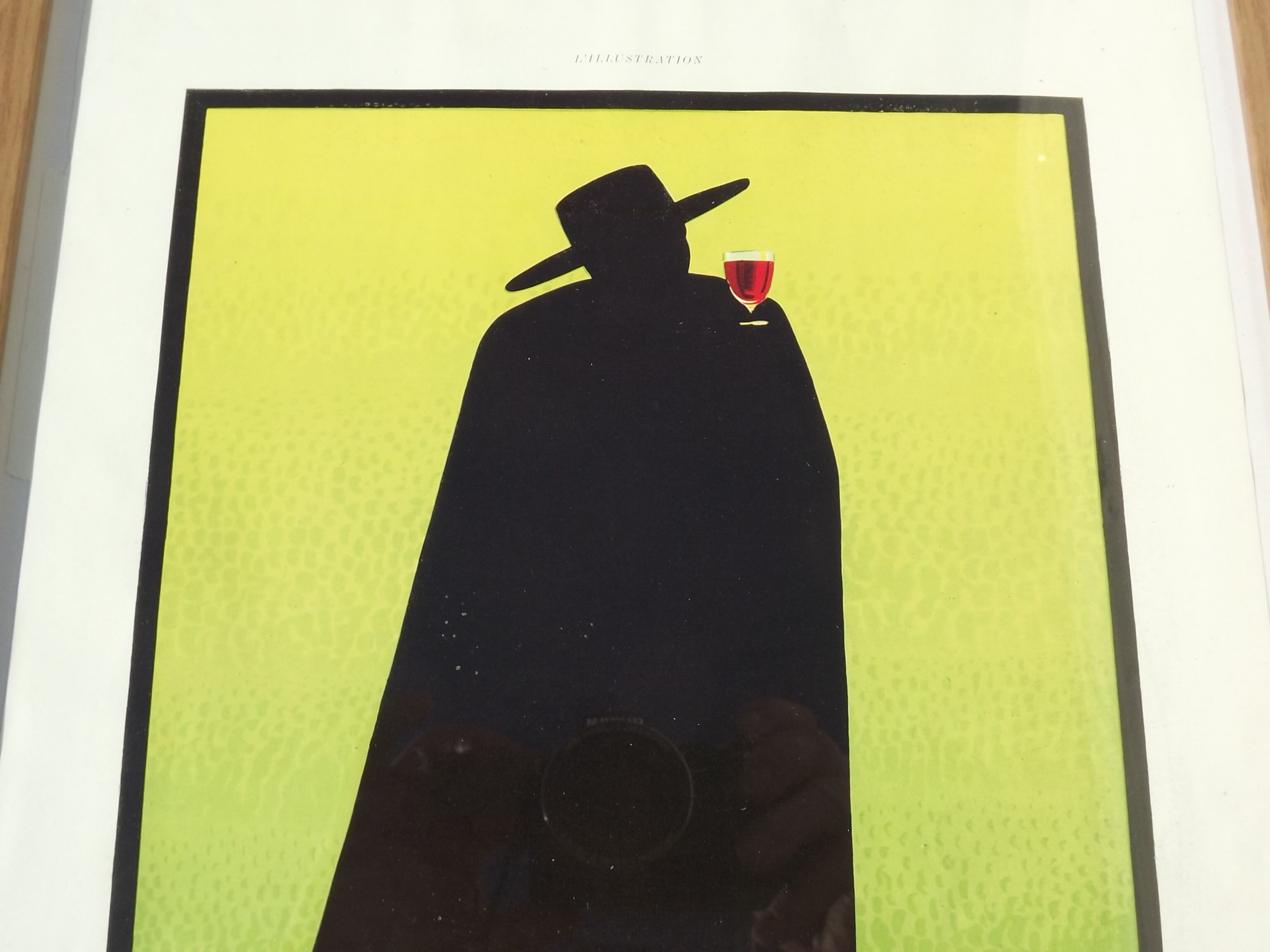 Affiche pub papier Porto Sandeman 1929