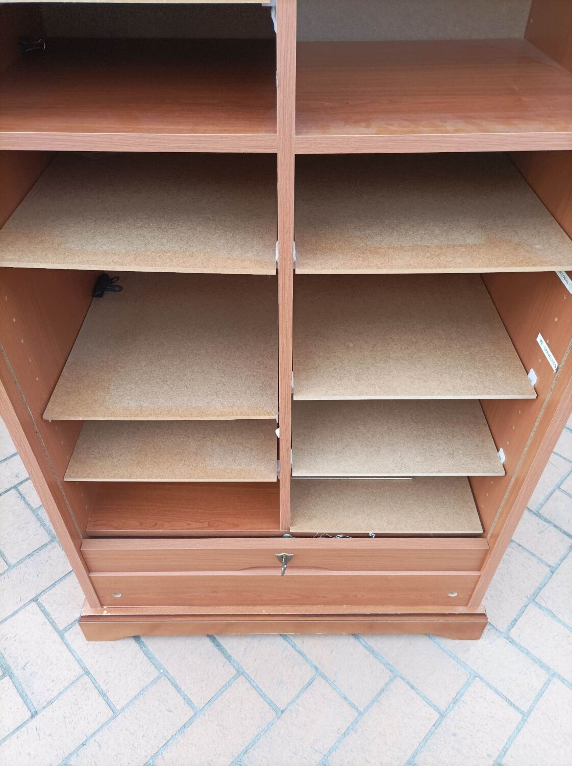 Filing cabinets with curtains